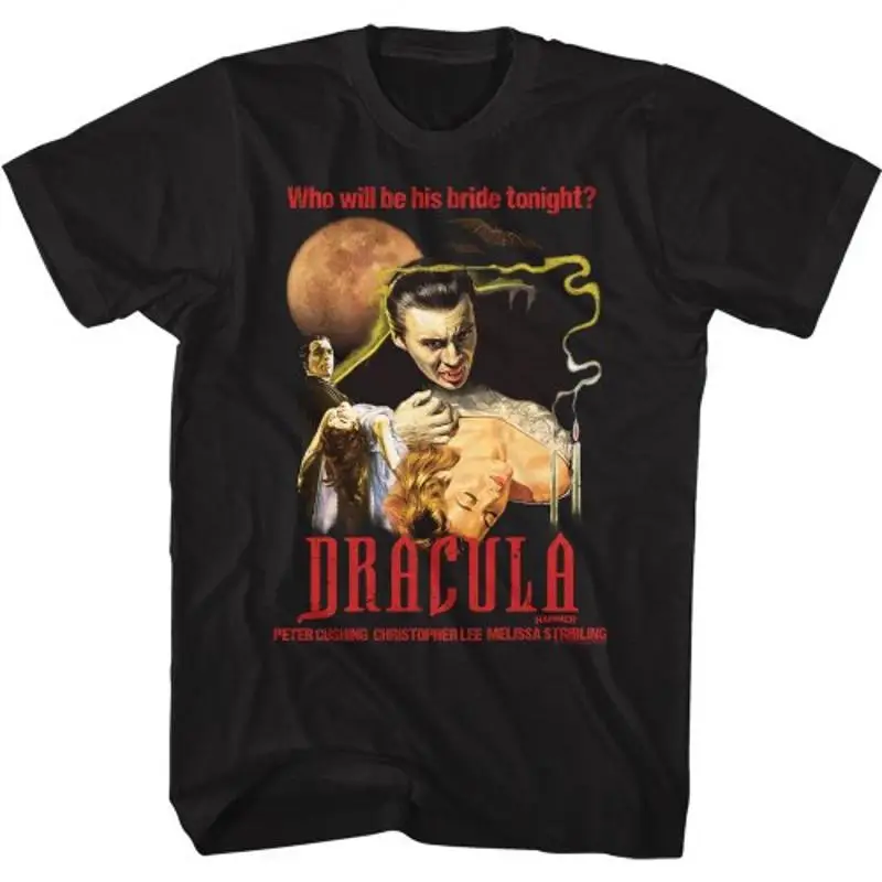 Black Tin Candle - Kaos Hitam Hammer Horror Dracula Moon
