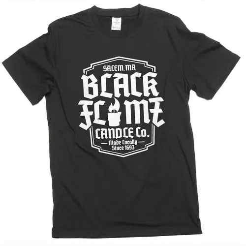 Black Tin Candle - Kaos Pria Black Flame Candle Co,