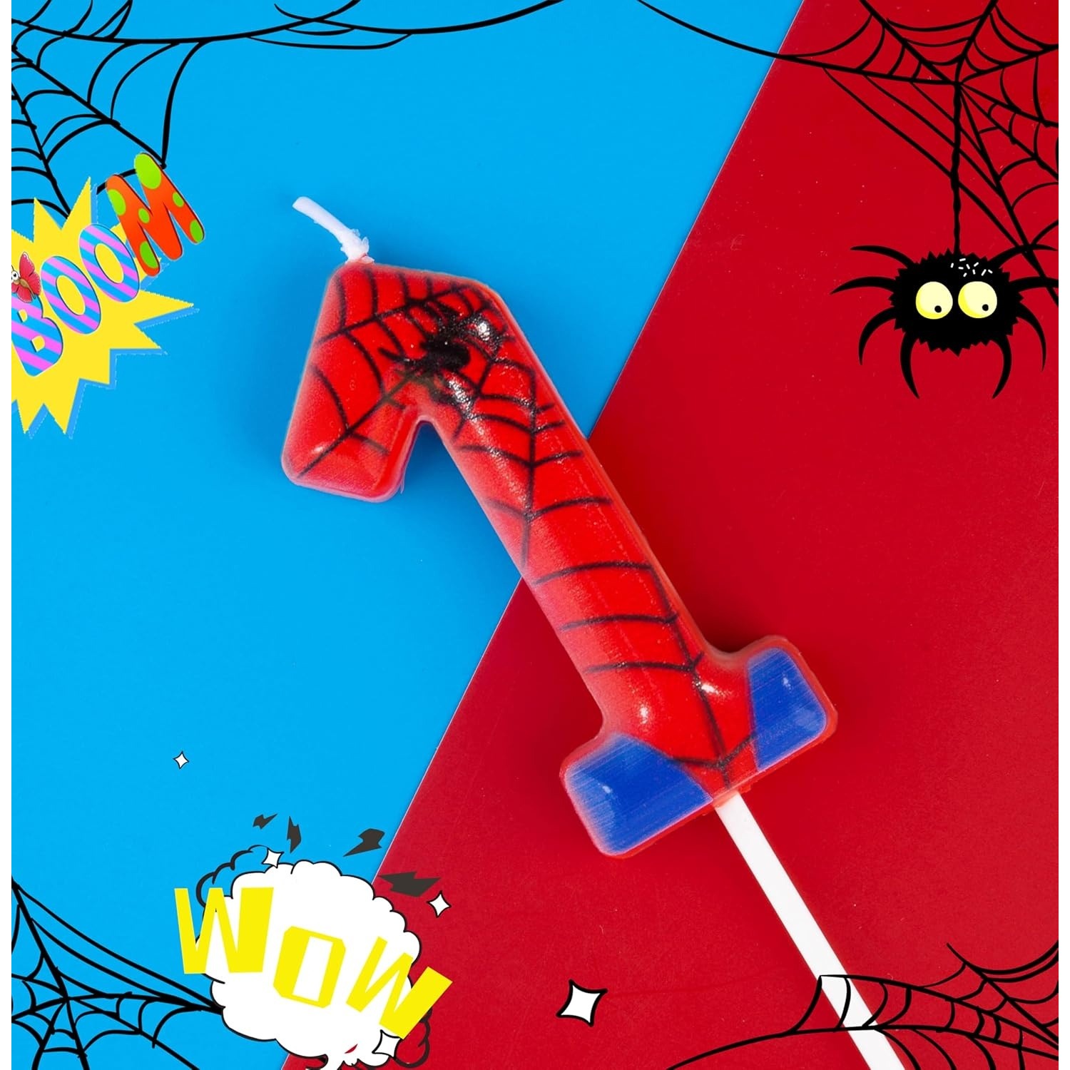 Candle Supplies Video - Lilin Ulang Tahun Spider Party 0-9,
