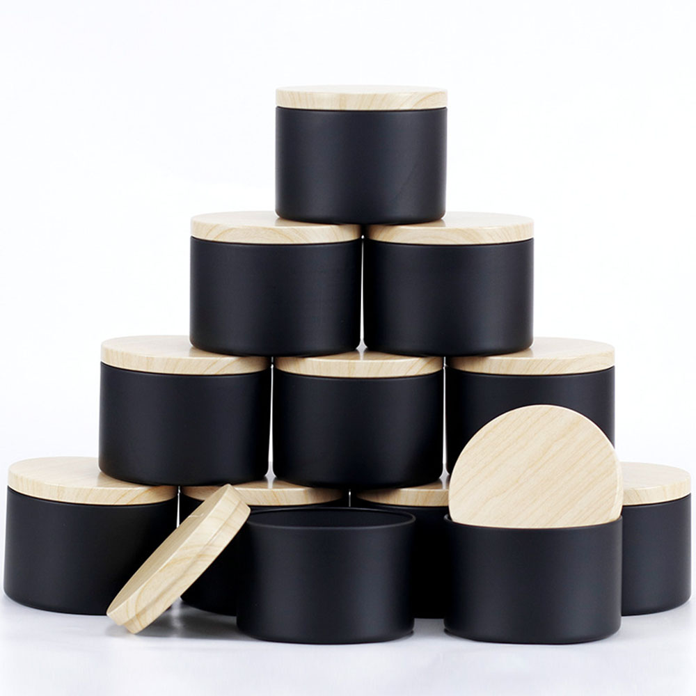 24 Buah 4Oz Stoples Lilin Hita - Black Tin Candle ulasan dan harga