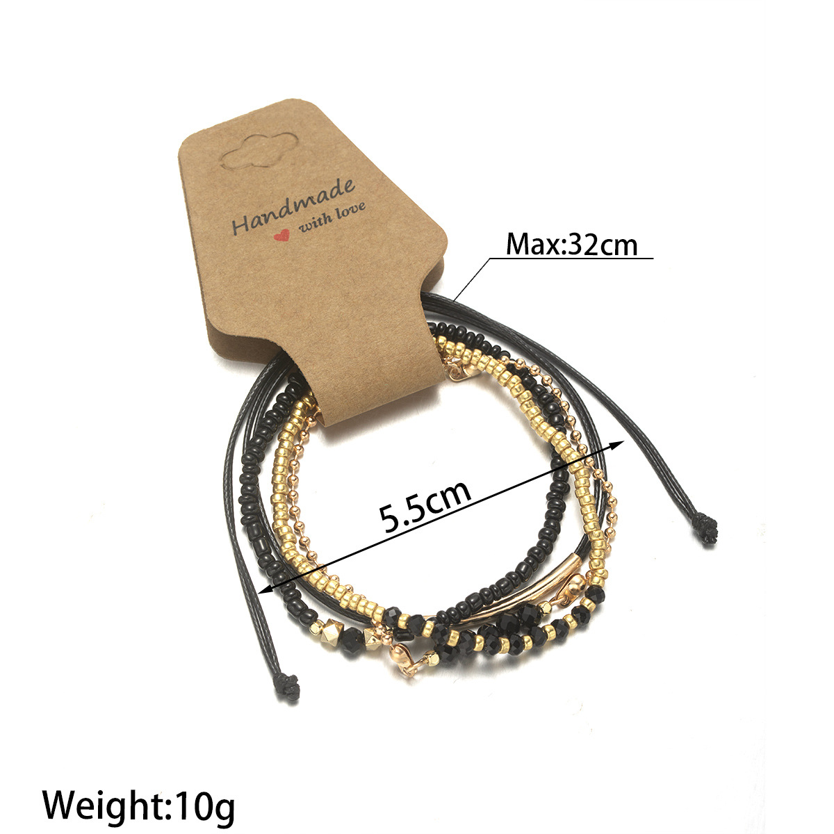 Set Gelang Batu Kaca Hitam Bua - Black Tin Candle ulasan dan harga