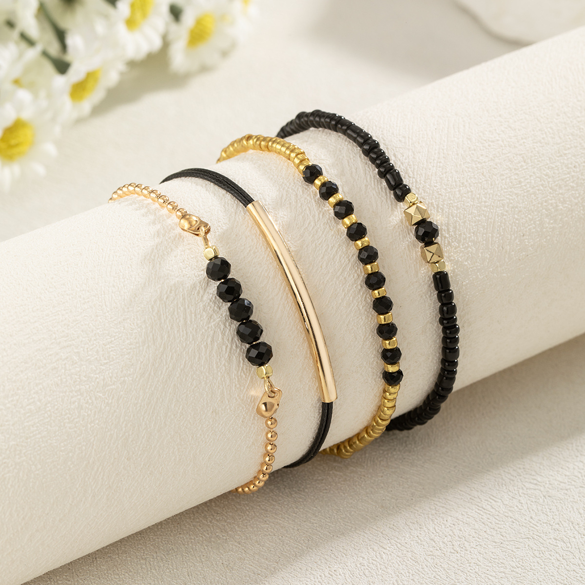 Set Gelang Batu Kaca Hitam Bua - Black Tin Candle ulasan dan harga
