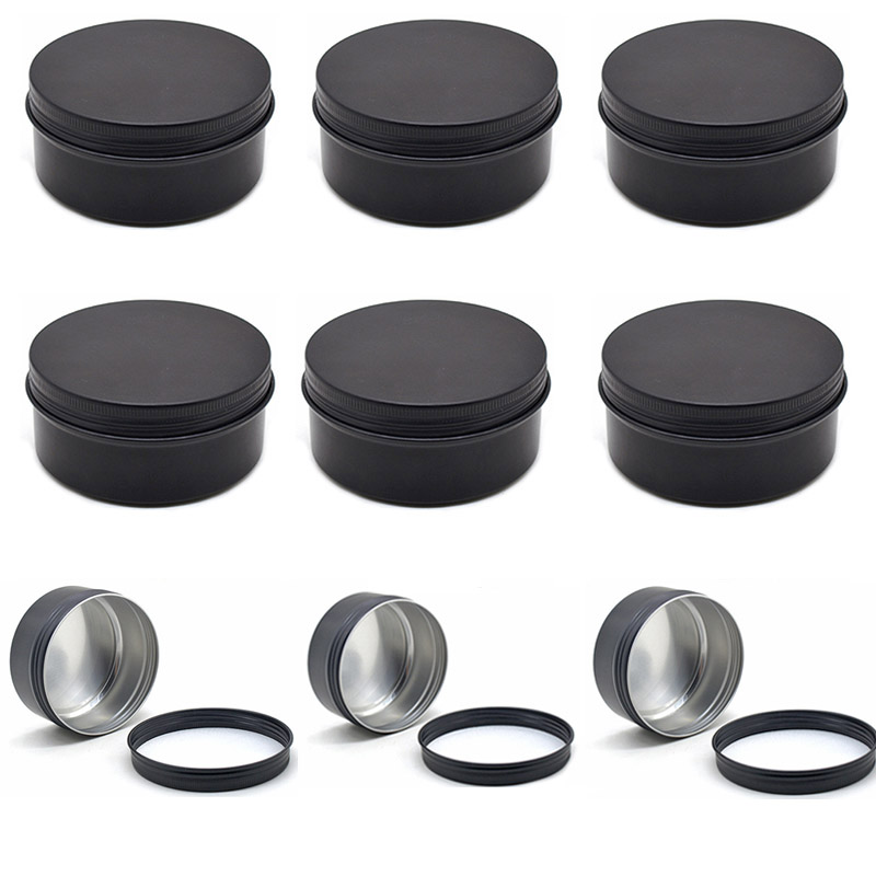 Kotak Aluminium Bulat Kosong H - Black Tin Candle ulasan dan harga
