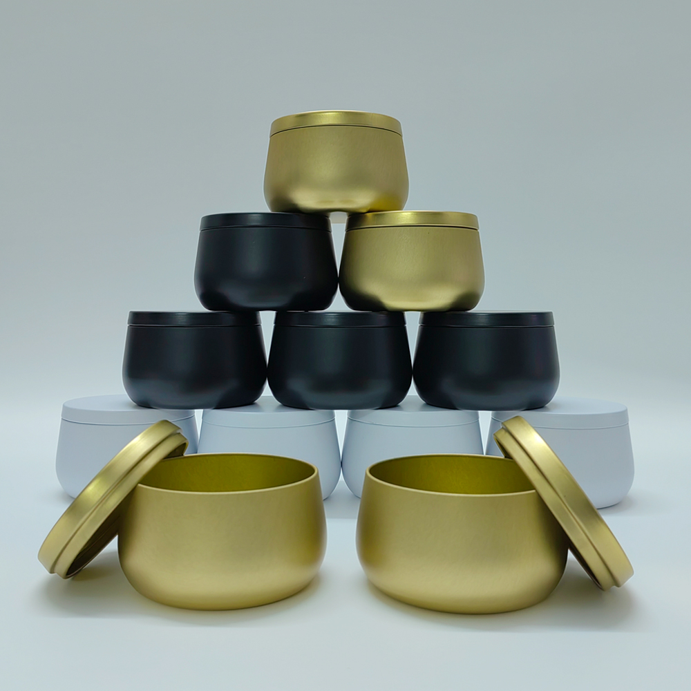 12 pcs Stoples Lilin Logam Put - Black Tin Candle ulasan dan harga