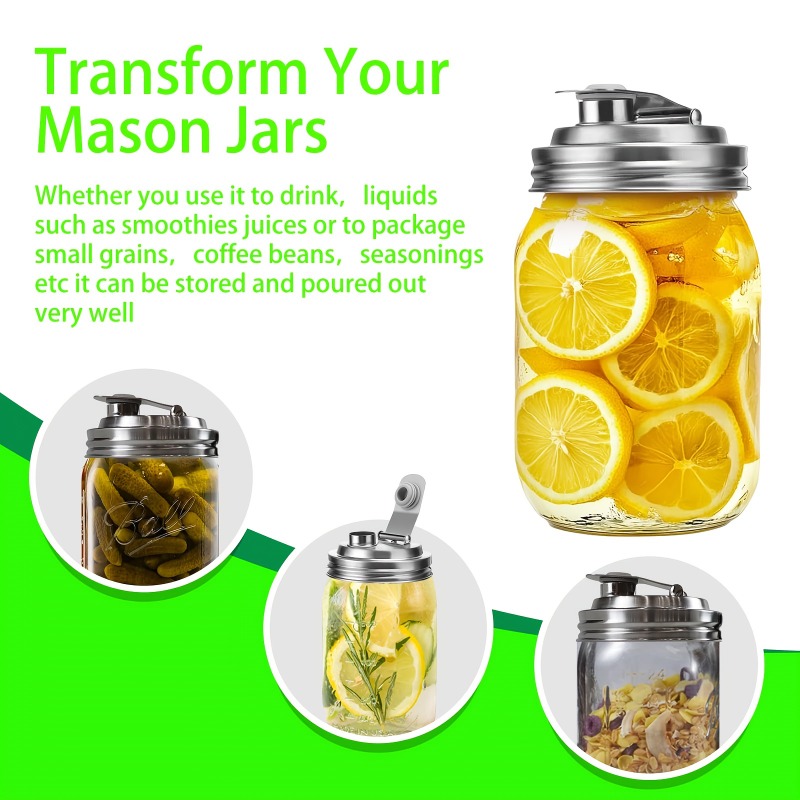 1/2 Pak Tutup Corong Tuang Sta - Mason Jar 8Oz ulasan dan harga