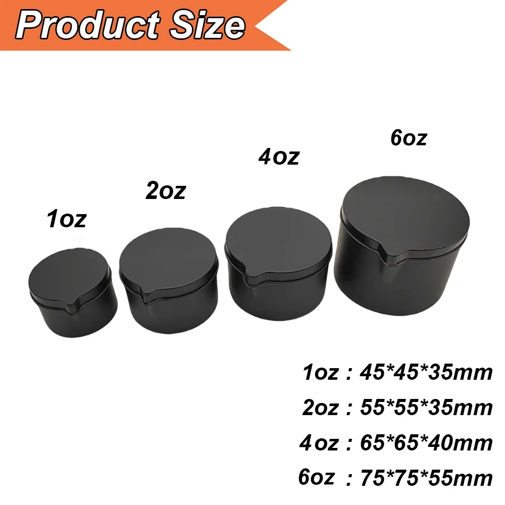 12 buah kaleng logam Hitam Per - Black Tin Candle ulasan dan harga